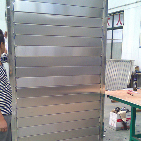 Stainless steel louver
